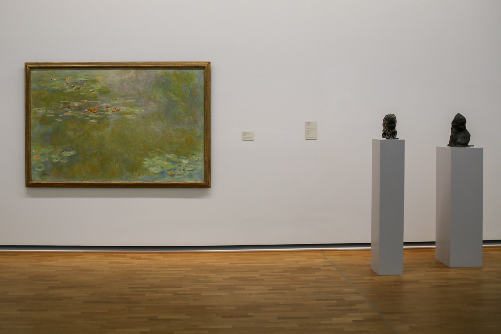 "Der Seerosenteich" con Claude Monet